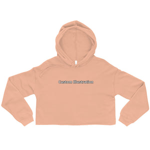 Custom discount cropped hoodie